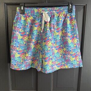 Chubbies Swimming Trunks Men’s Small The Tropical Bunches 5.5” Swim Trunks
